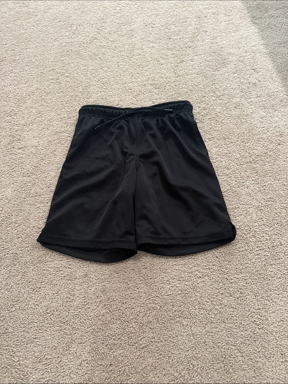 Athletic Works Black Mesh Kids Shorts